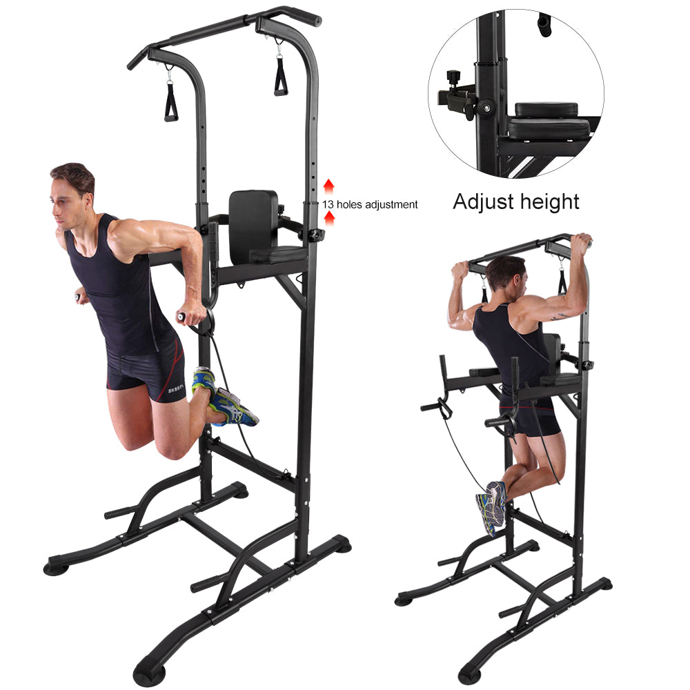 Multi-Functional Adjustable Height Pull up Station