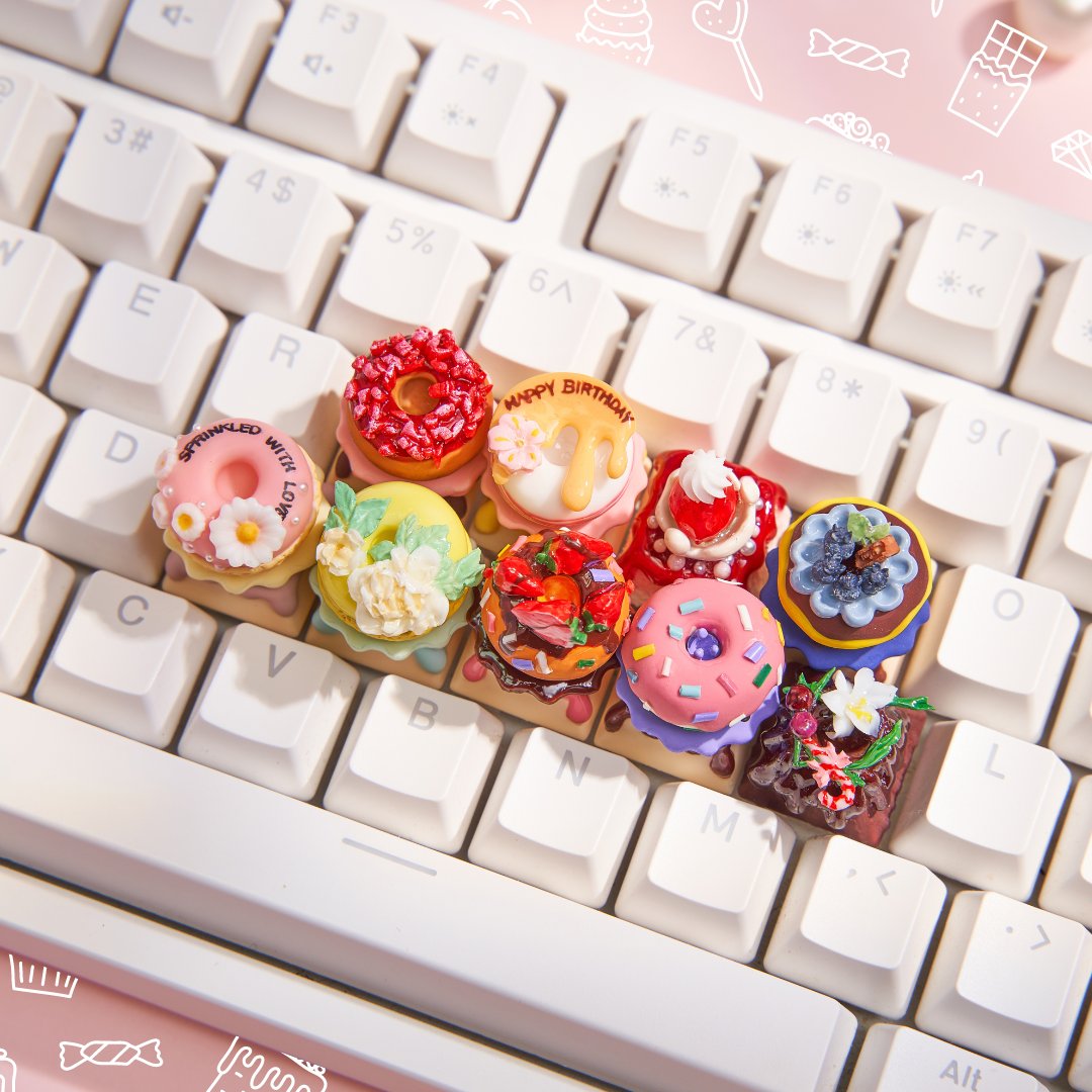 1. Princess Donut Dreams Keycaps