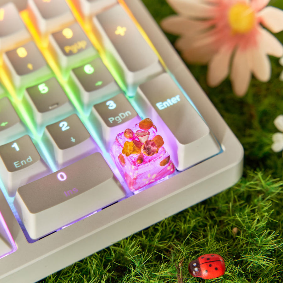 2. Esckeycap Wind Chime Flower Backlit Keycap