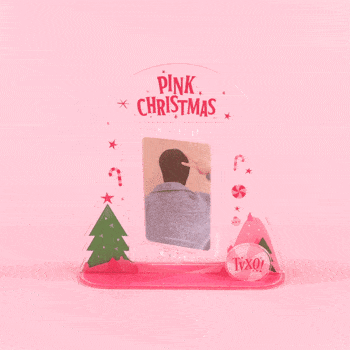(Pre-Order) TVXQ! 2023 PINK CHRISTMAS Acrylic Turning Stand Set