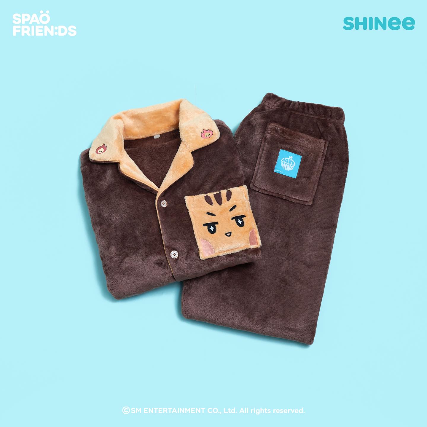 SPAO X SHINee Fluffy Pajamas Set