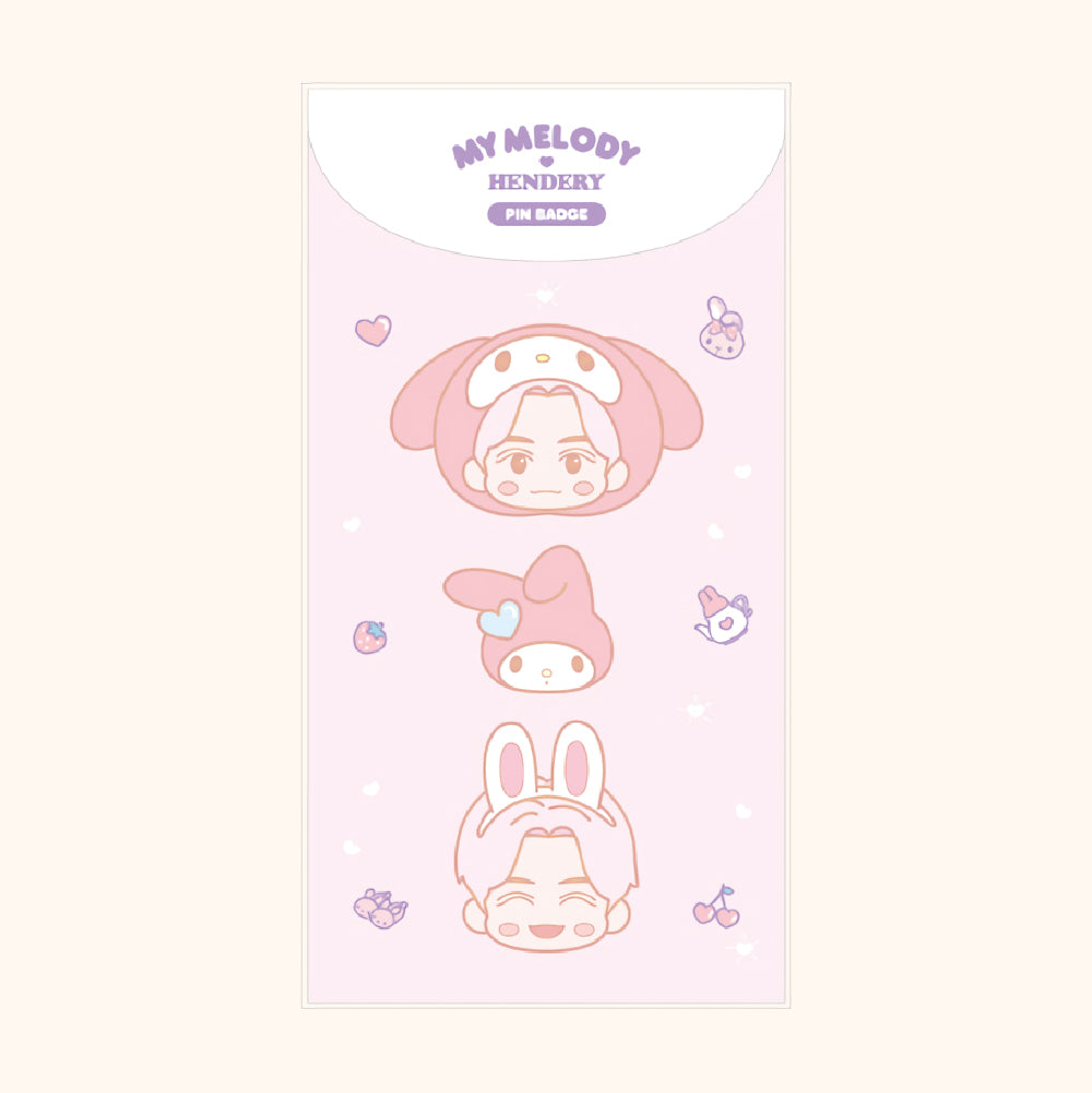 NCT X SANRIO Pin Badge Set (3PCS 1SET)