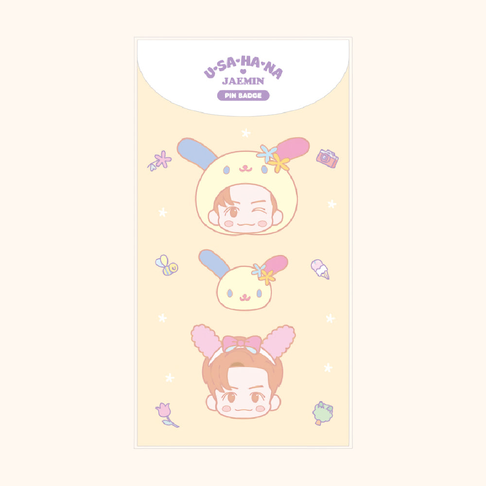 NCT X SANRIO Pin Badge Set (3PCS 1SET)