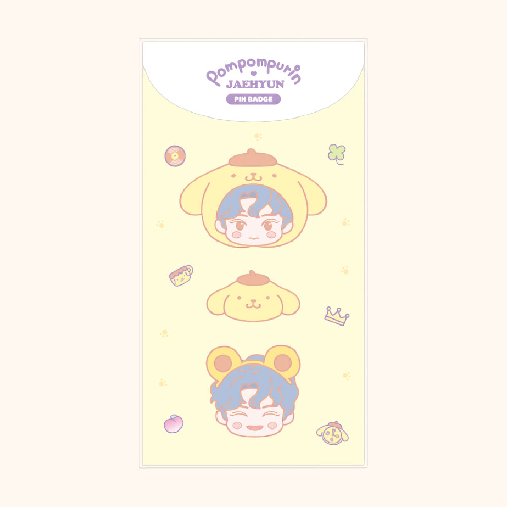 NCT X SANRIO Pin Badge Set (3PCS 1SET)