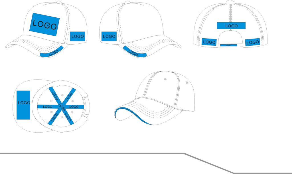 Put logo on hat on sale