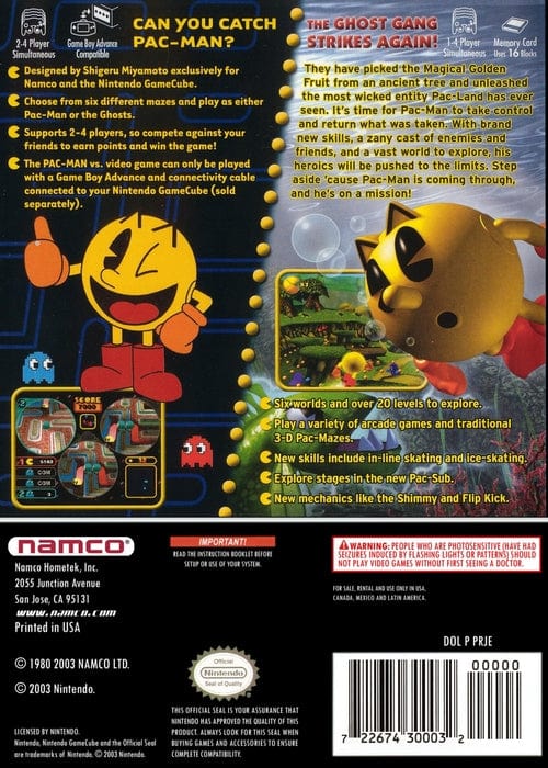 Pac-Man Vs. / Pac-Man World 2 - GameCube