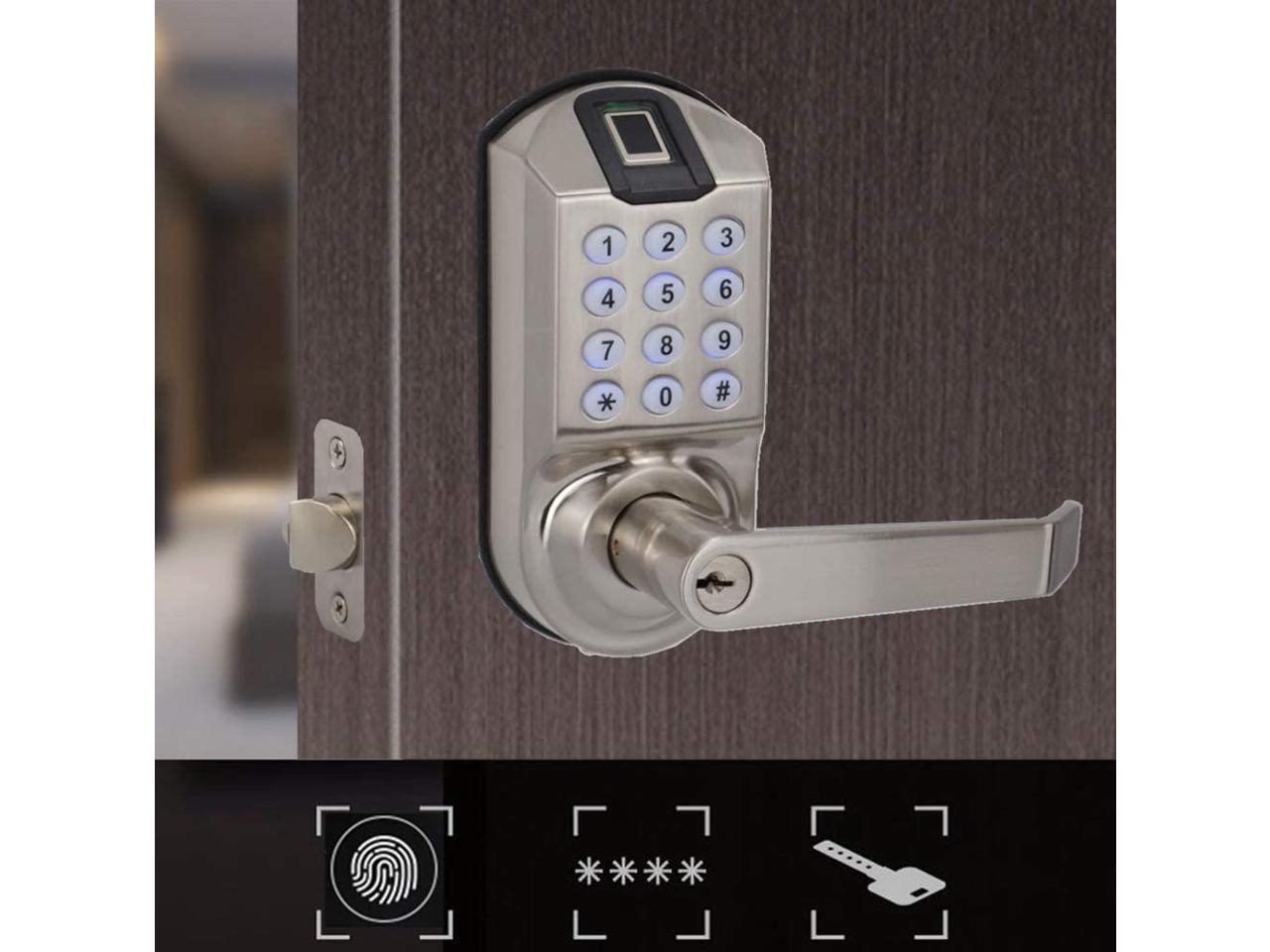 Smart Door Lock, 3 in 1 Keyless Entry Door Lock, Keypad Door Lock, Fingerprint Door Lock