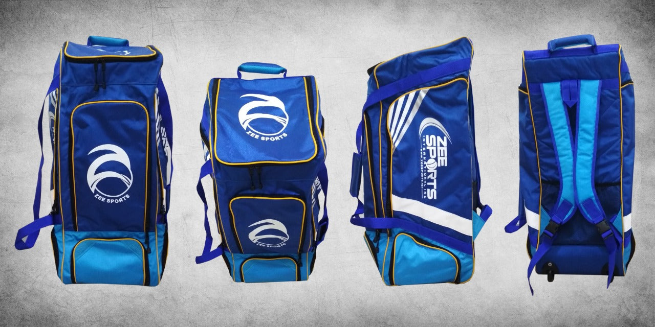 Zee Sports Cricket Backpack Kit-bag with Wheels