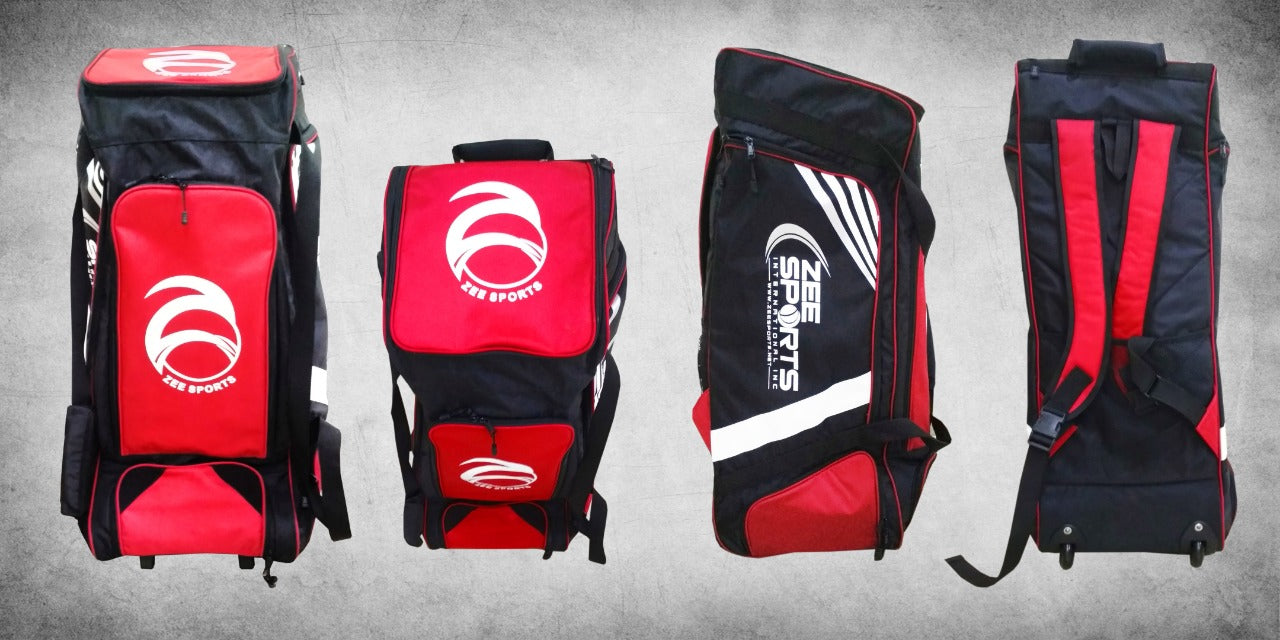 Zee Sports Cricket Backpack Kit-bag with Wheels