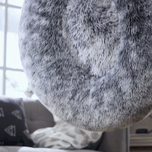 Calming Dog Bed with Premium Fluffy Plush | Dog Bed | Toozey