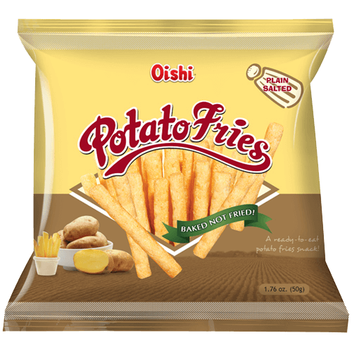 Oishi Potato Fries Plain Salted Flavor