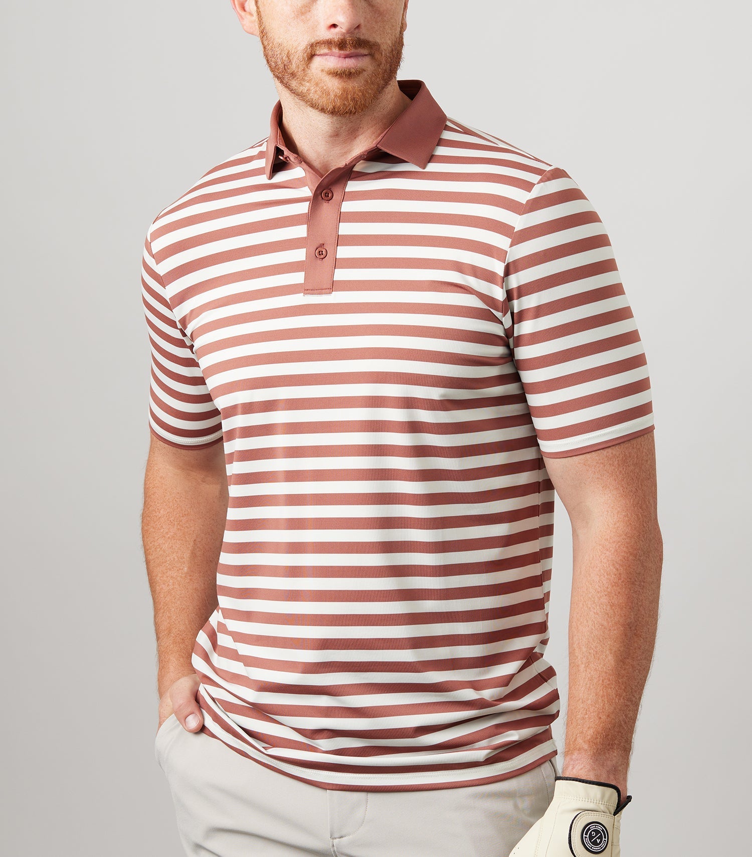 ASHER Sailor Stripe Polo