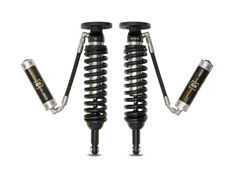Icon 2.5 Remote Reservoir Coilovers CDCV Front Pair 71555C 07-18 GM 1500 1-2.5