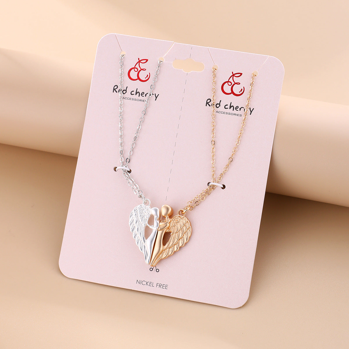 Hugging Angels Best Friends Necklaces Gift for 2