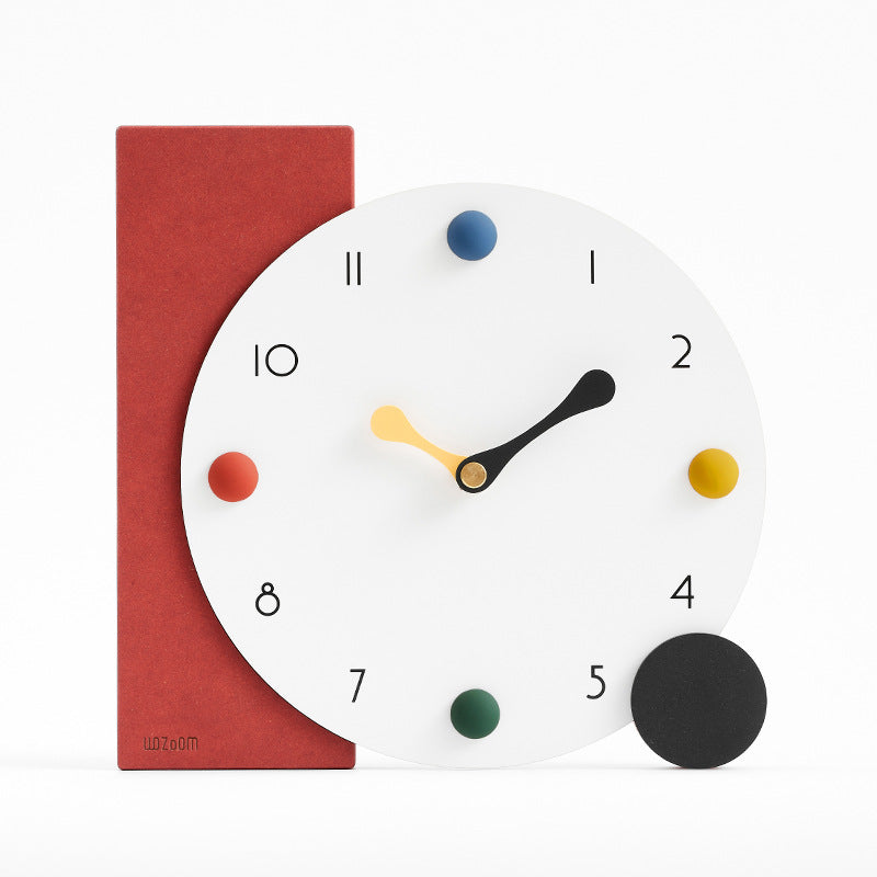 Cute Battery Operated Decorative Table Clock for Bedroom