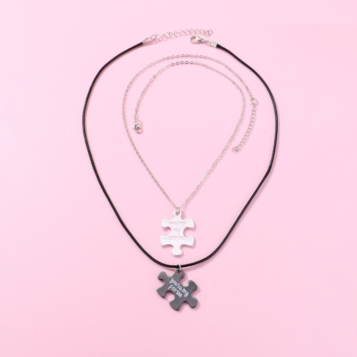 Puzzle Matching Best Friend Necklaces Gift Set