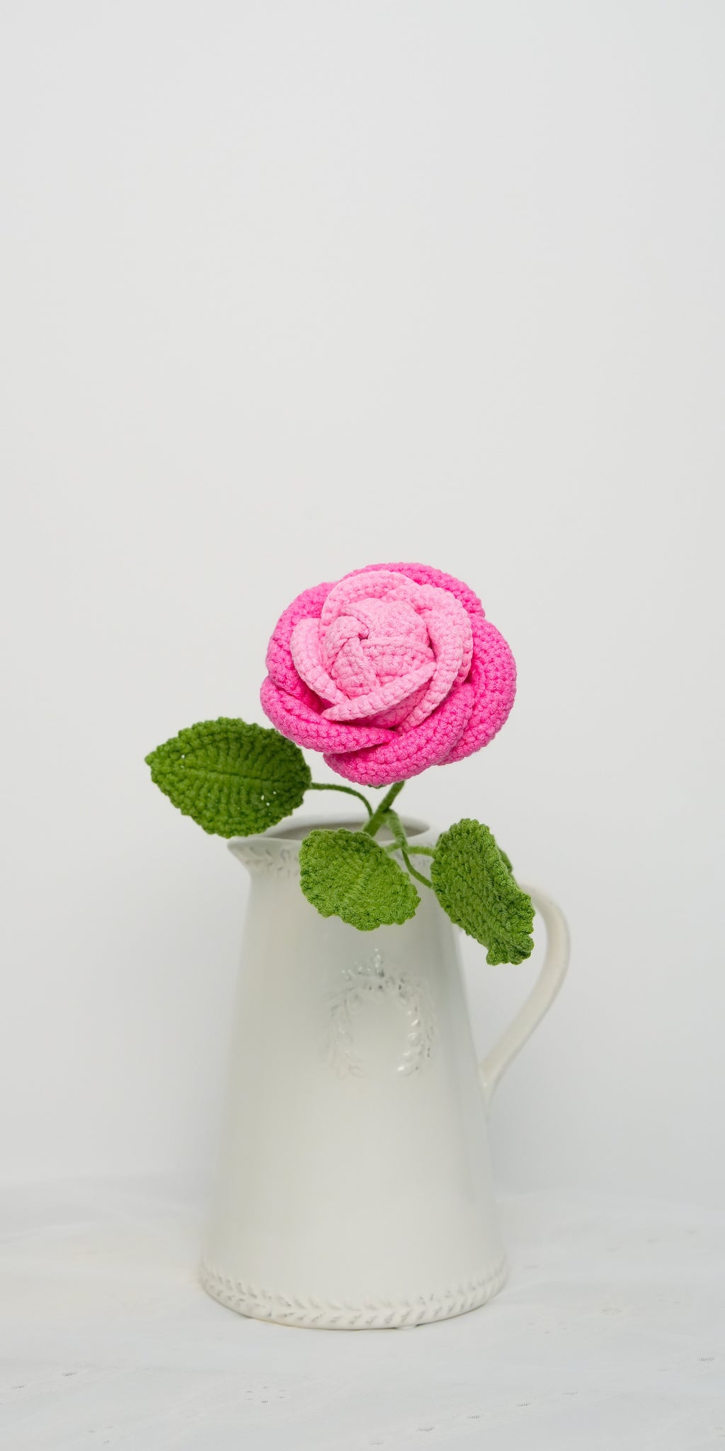 How to Crochet A China Rose Flowe (Free pattern)pin