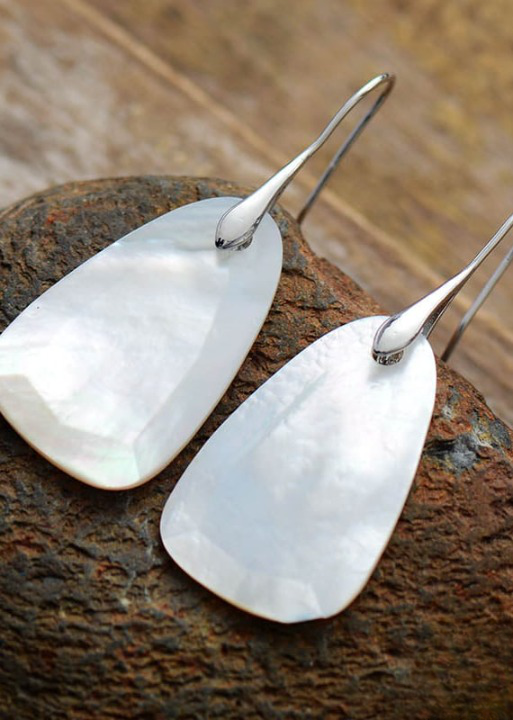 Quartz Boho Dangle Earrings