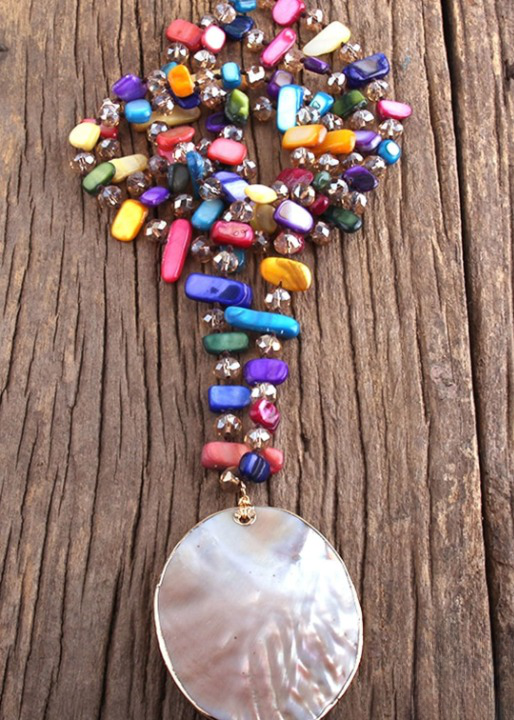 Boho Vintage Necklace 2 Layers