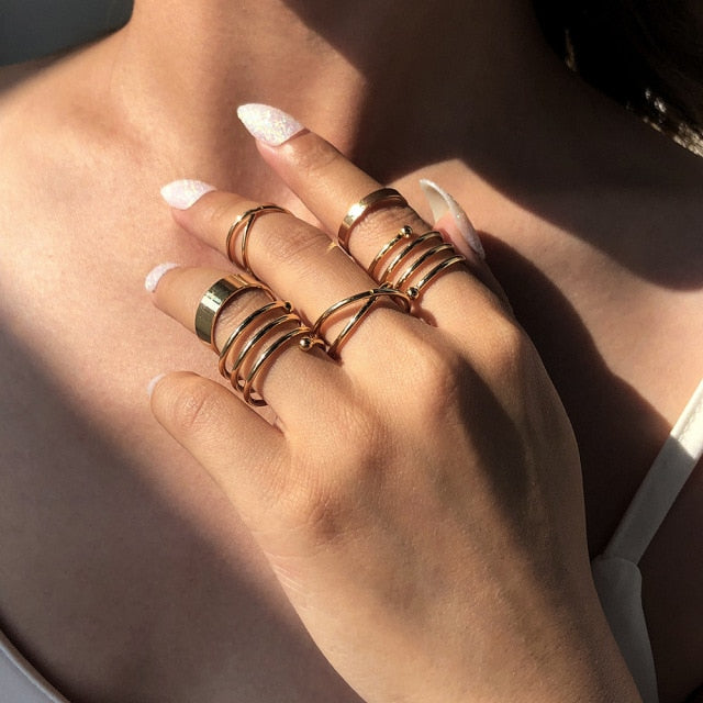 Boho Rings Set