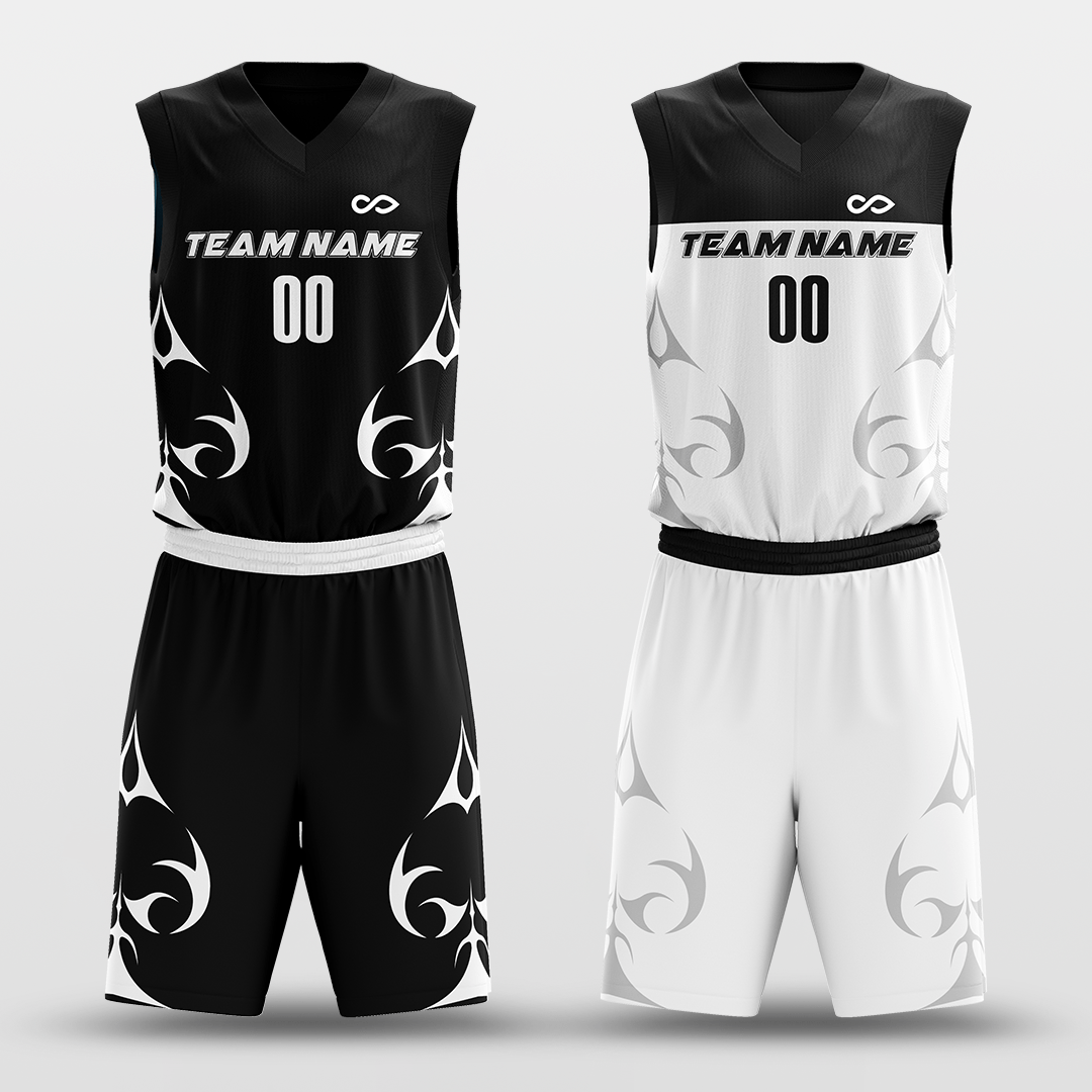 Spades - Customized Reversible Sublimated Basketball Set