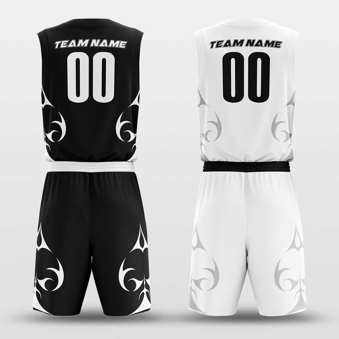 Spades - Customized Reversible Sublimated Basketball Set