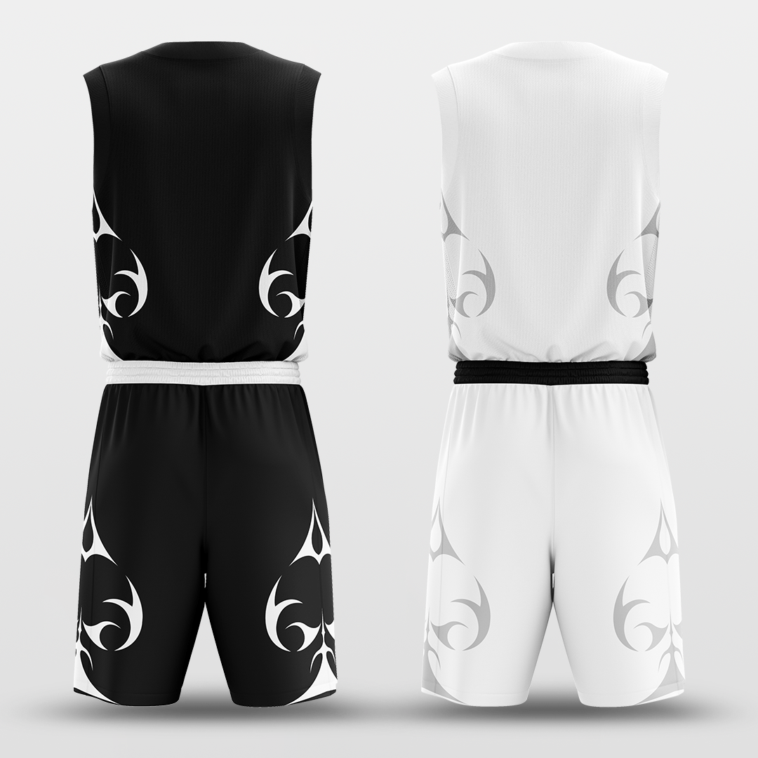 Spades - Customized Reversible Sublimated Basketball Set