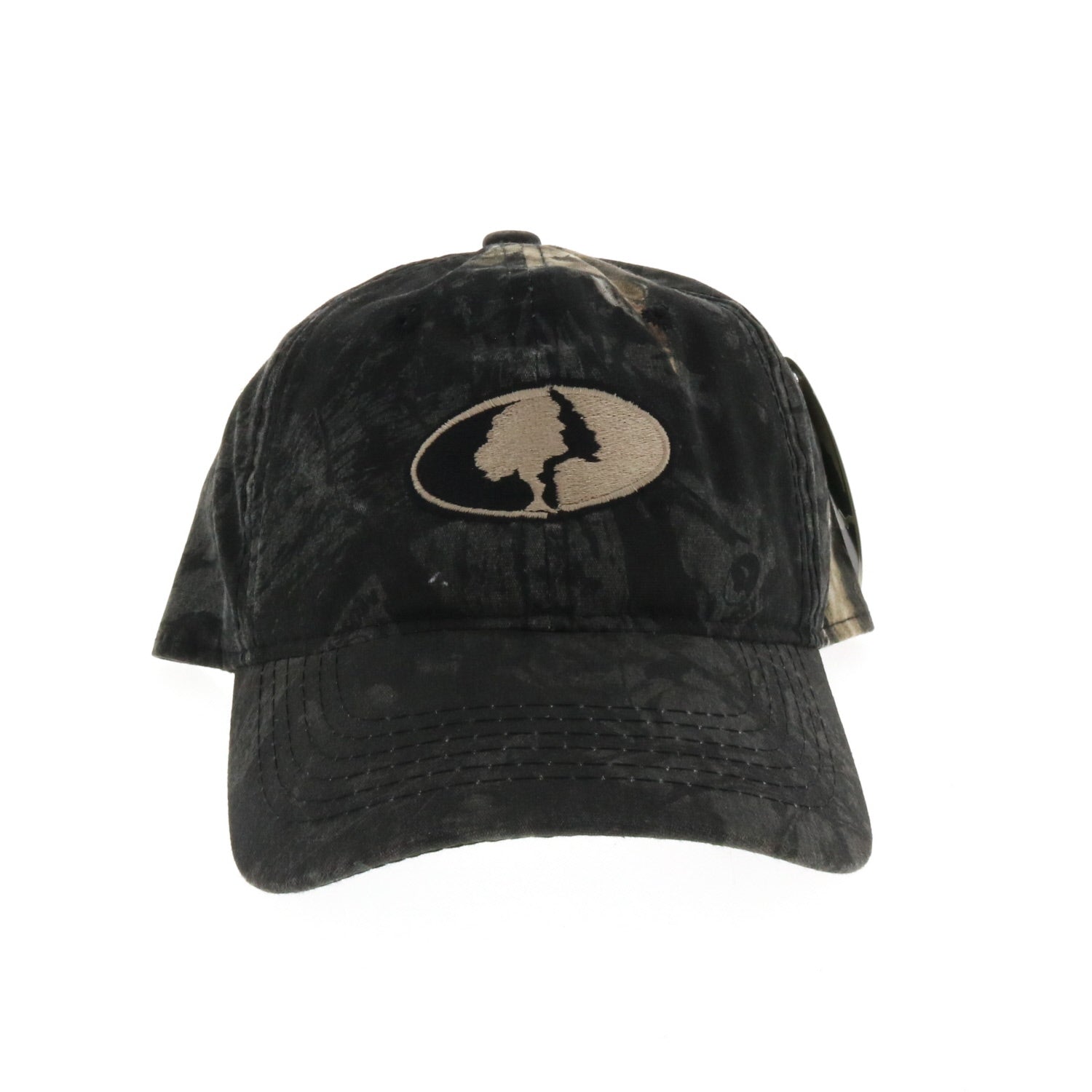 Outdoor Cap Mossy Oak Tree logo Baseball Cap Adjustable Black