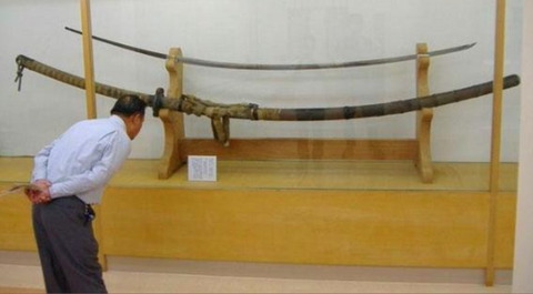 Hand Forged 55inch Nodachi Japanese Samurai Long Sword Combined Material 1095 Steel+Folded Steel Iron Tsuba