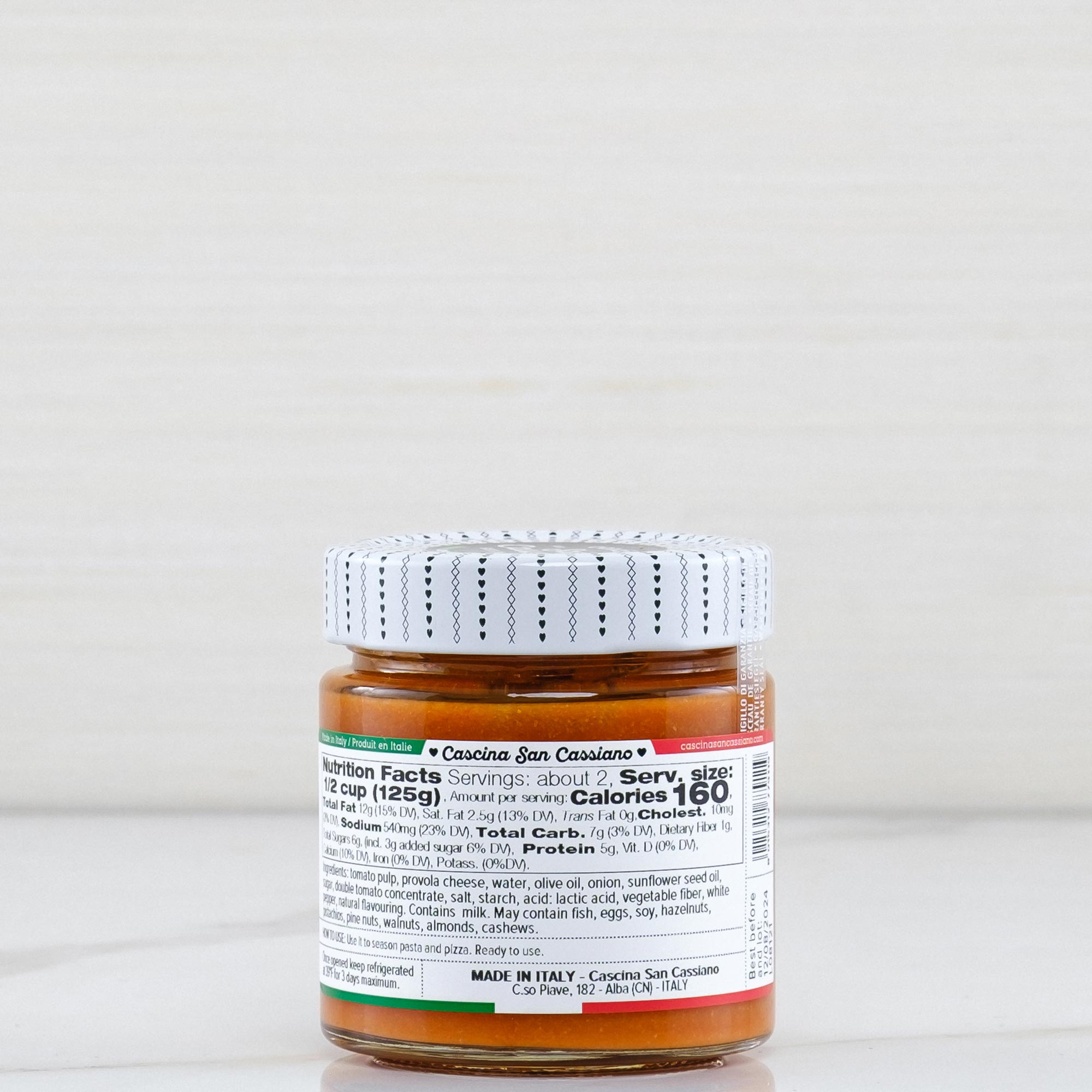 Tomato Sauce with Smoked Provolone Cheese - 6.70 oz