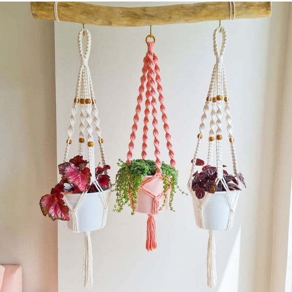 macrame plant hangers