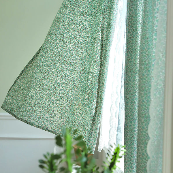 Pastel curtain for spring bedroom decorating