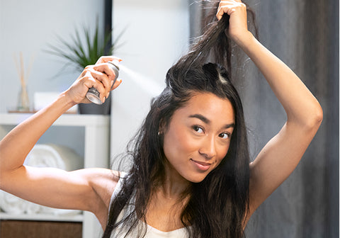 Loosen The Cooled Curls And Then Spray With a Strong Or Concentrated Hairspray
