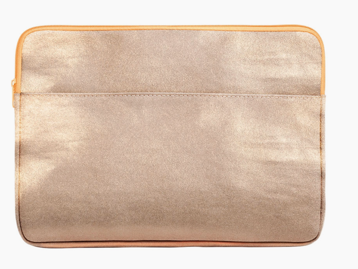 Metallic Gold Laptop Sleeve