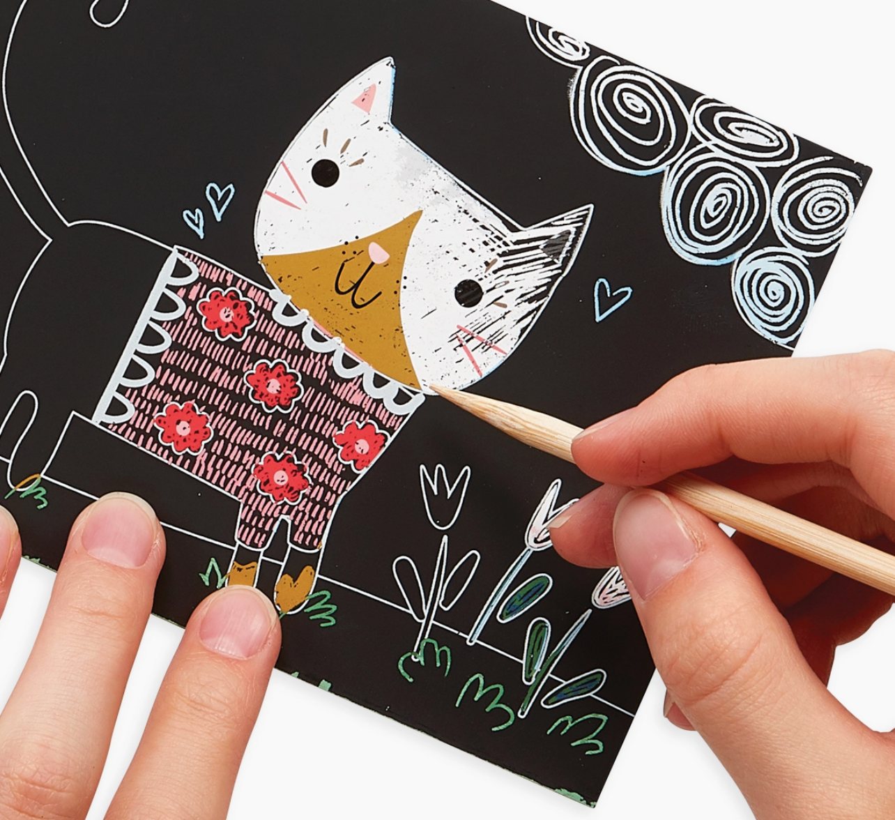 Mini Scratch & Scribble Art Kit: Cutie Cats