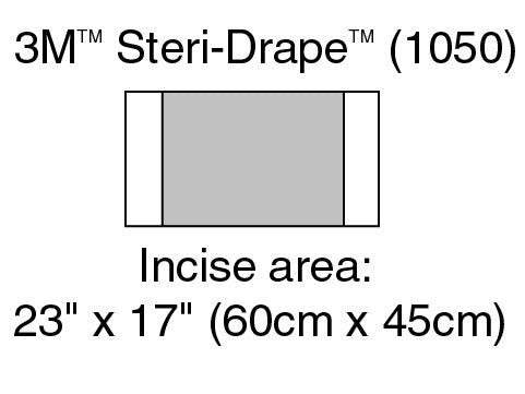 3M Steri Drape Sterile Large Incise Surgical Drape