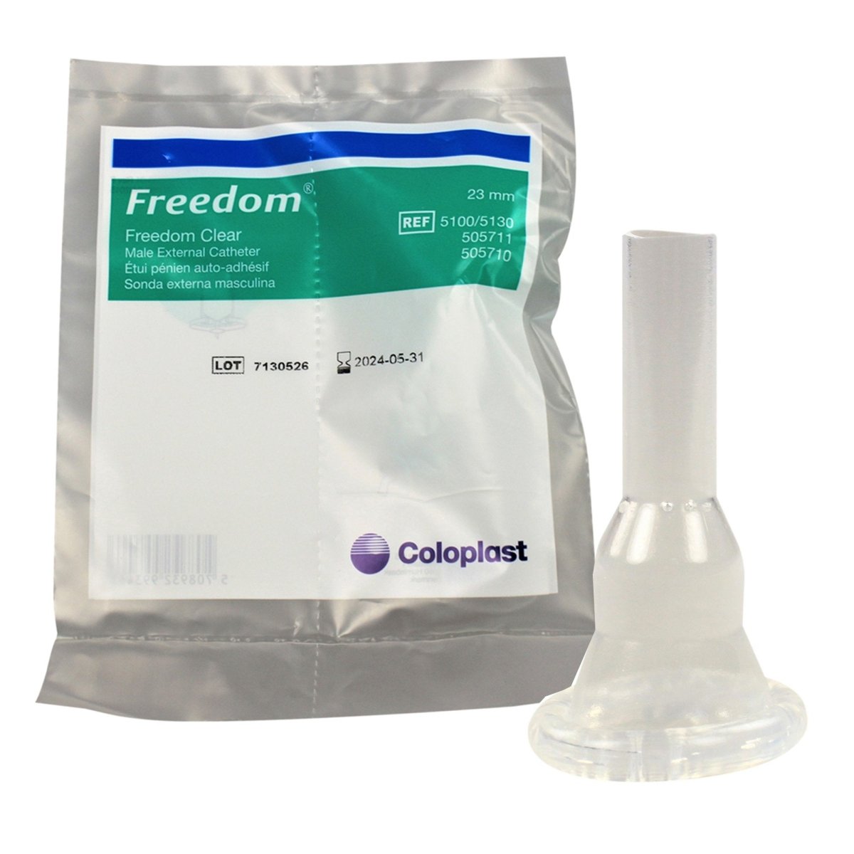 Coloplast Freedom Clear Male External Catheter