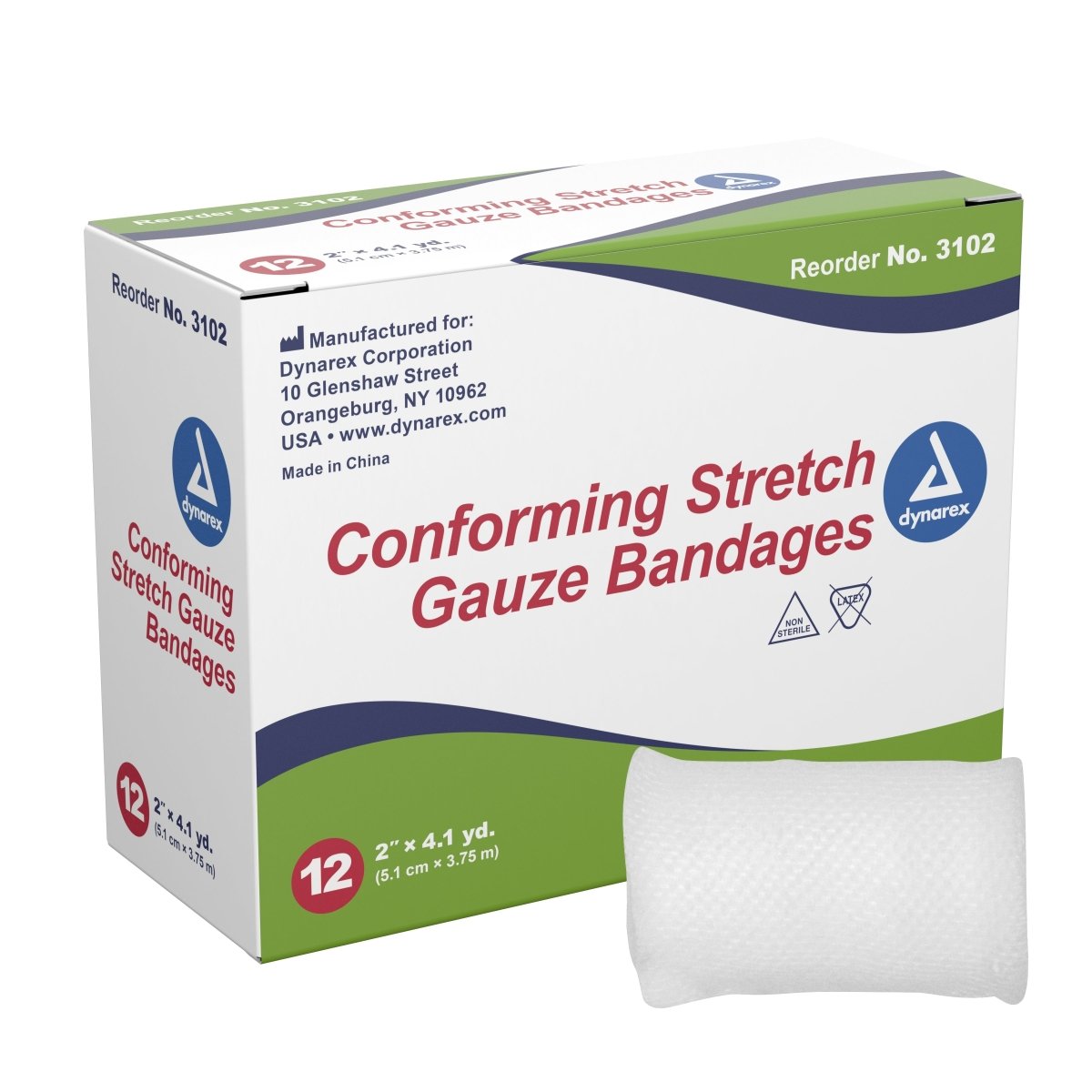 Dynarex Nonsterile Conforming Bandage