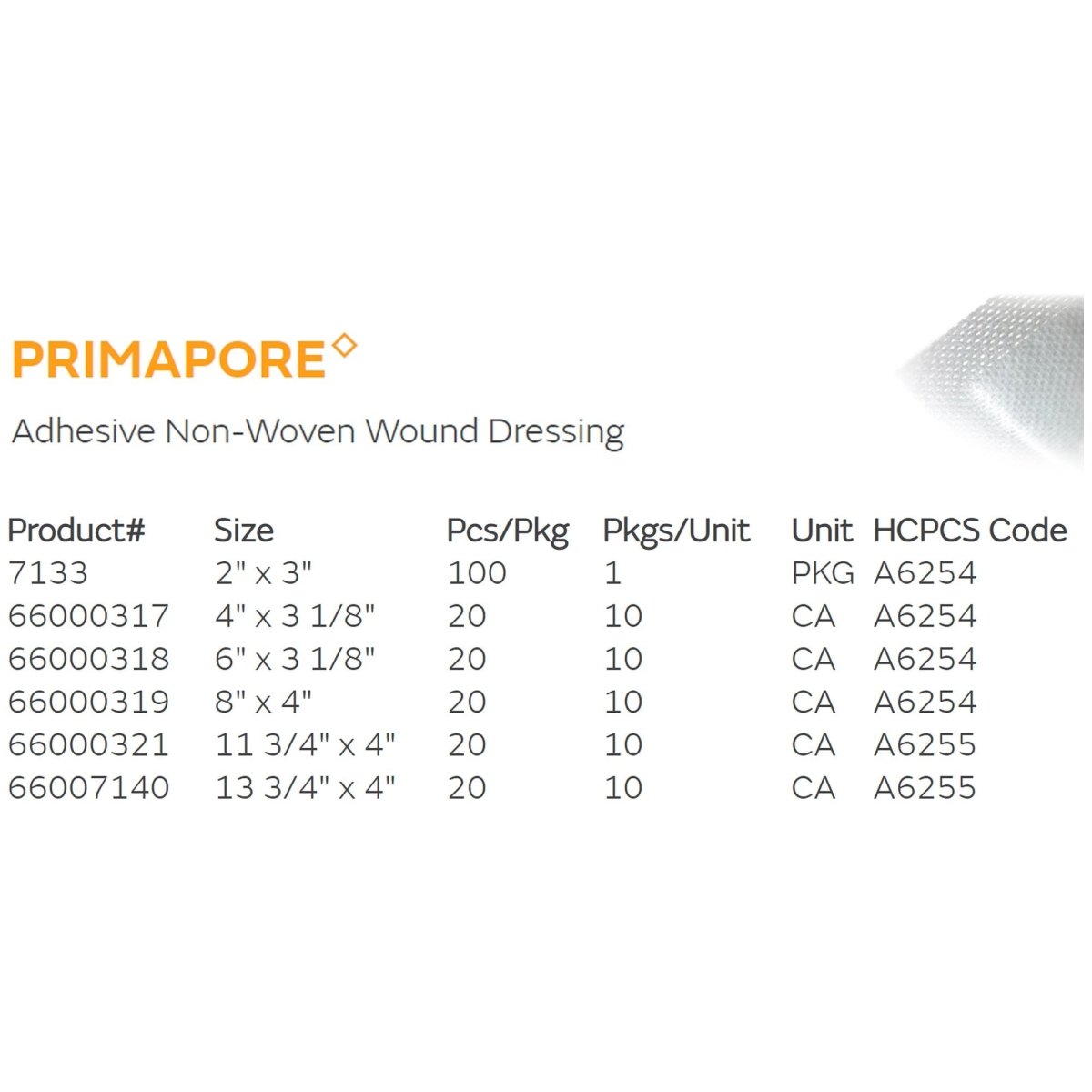 Smith & Nephew Primapore Adhesive Wound Dressing