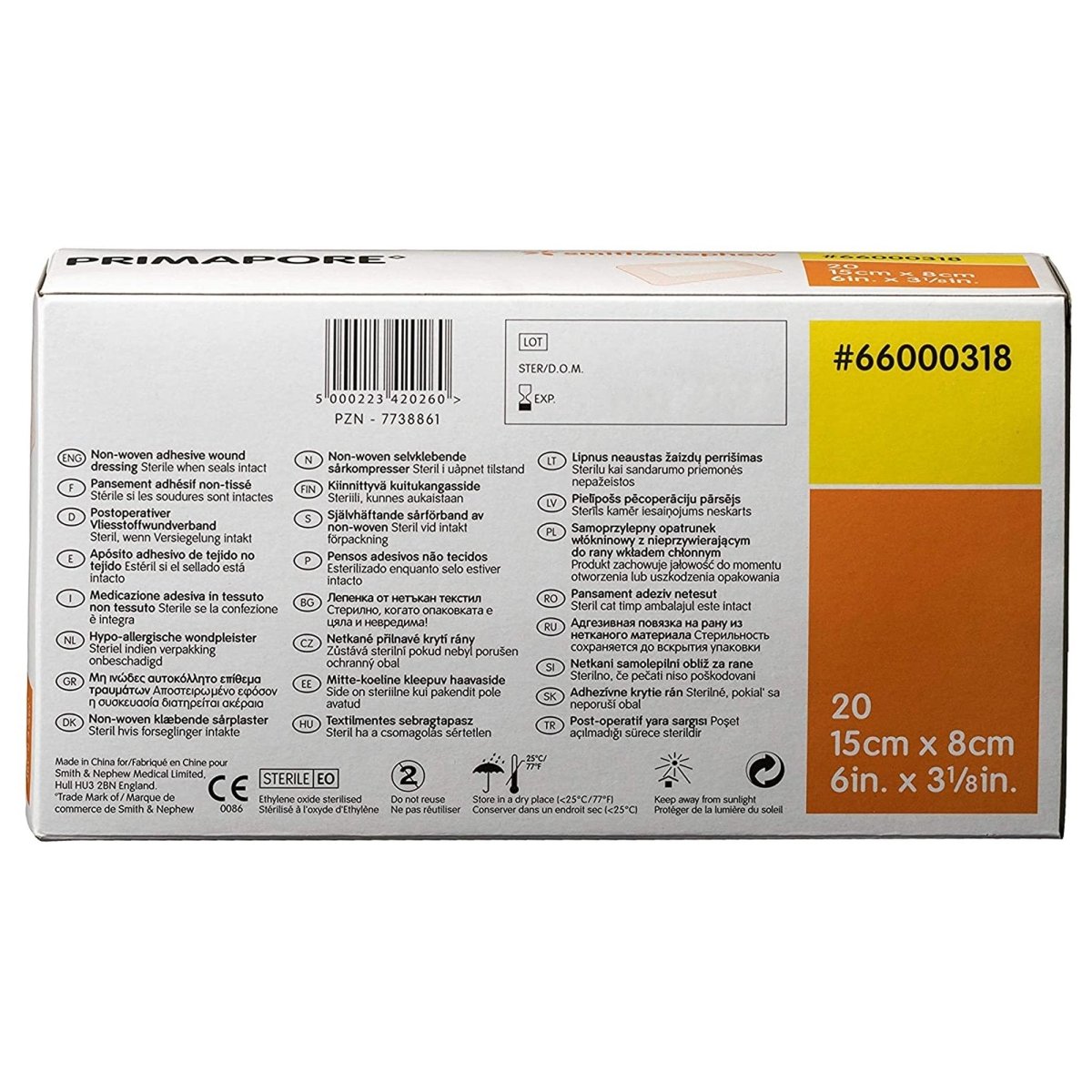 Smith & Nephew Primapore Adhesive Wound Dressing