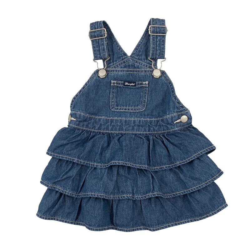 Wrangler Baby Girl Skirtall Overalls