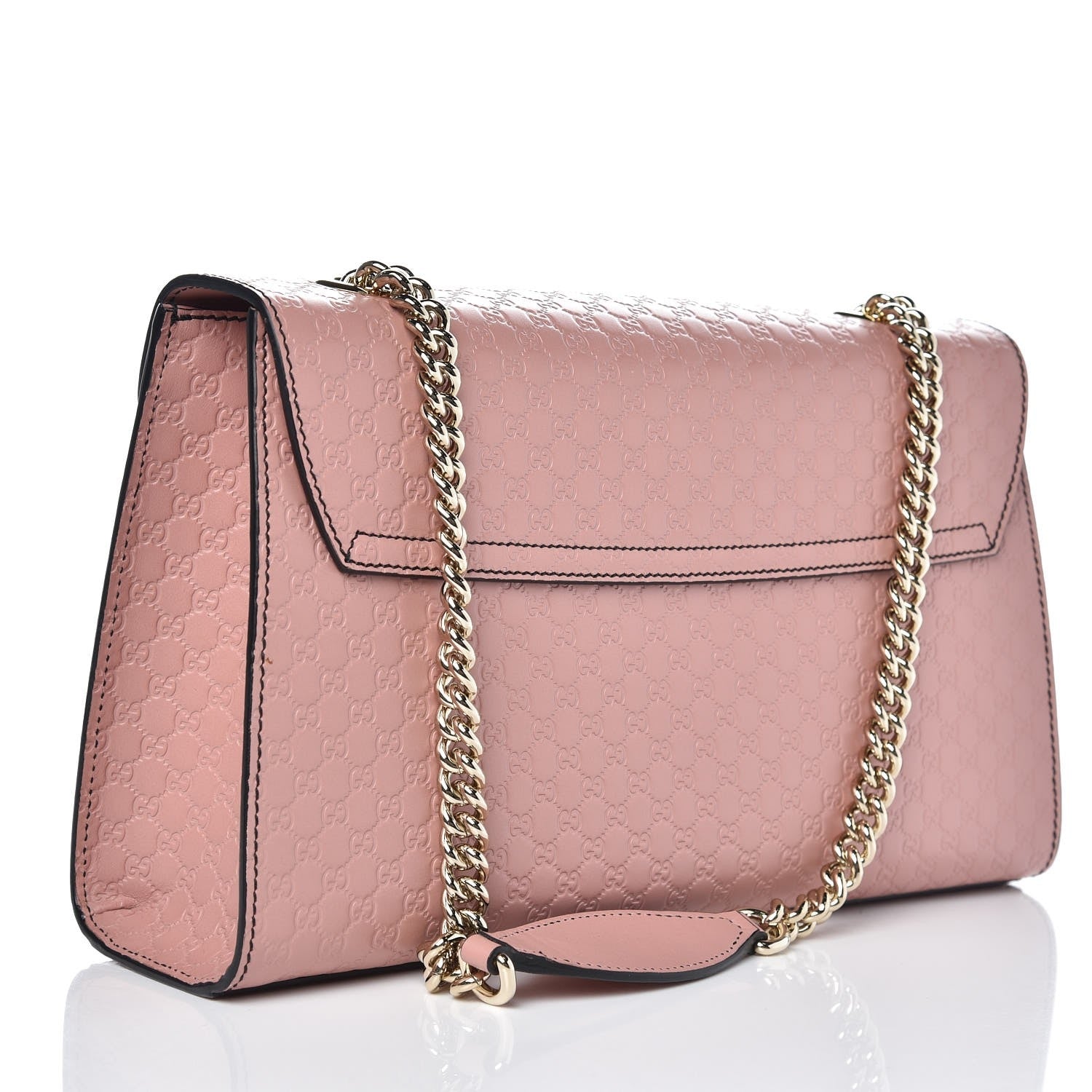 Microguccissima Medium Emily Chain Shoulder Bag Pink