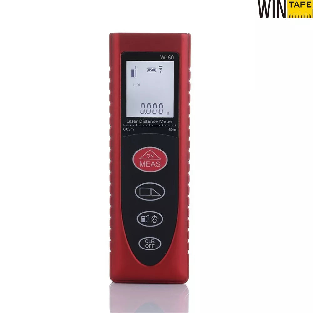 Wintape 40m Laser Distance Meter elastic Pointer Laser digital measuring tape