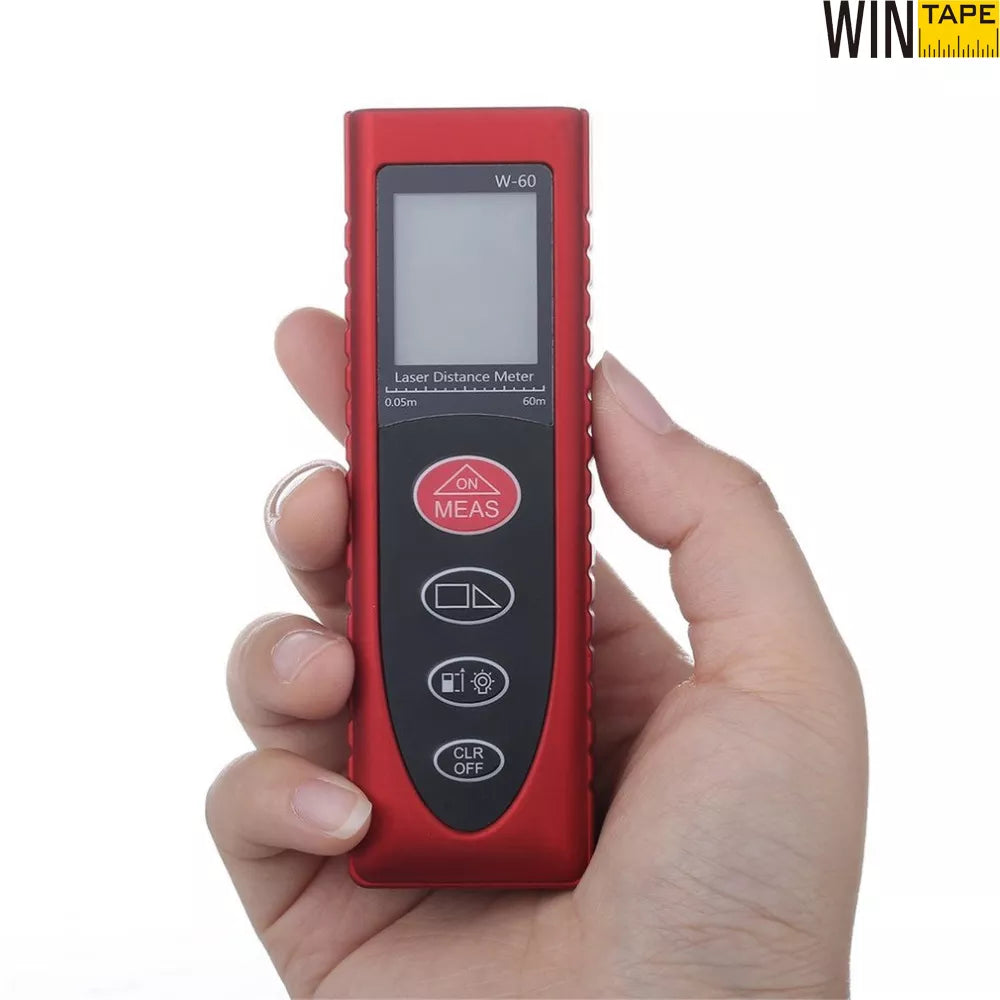 Wintape 40m Laser Distance Meter elastic Pointer Laser digital measuring tape