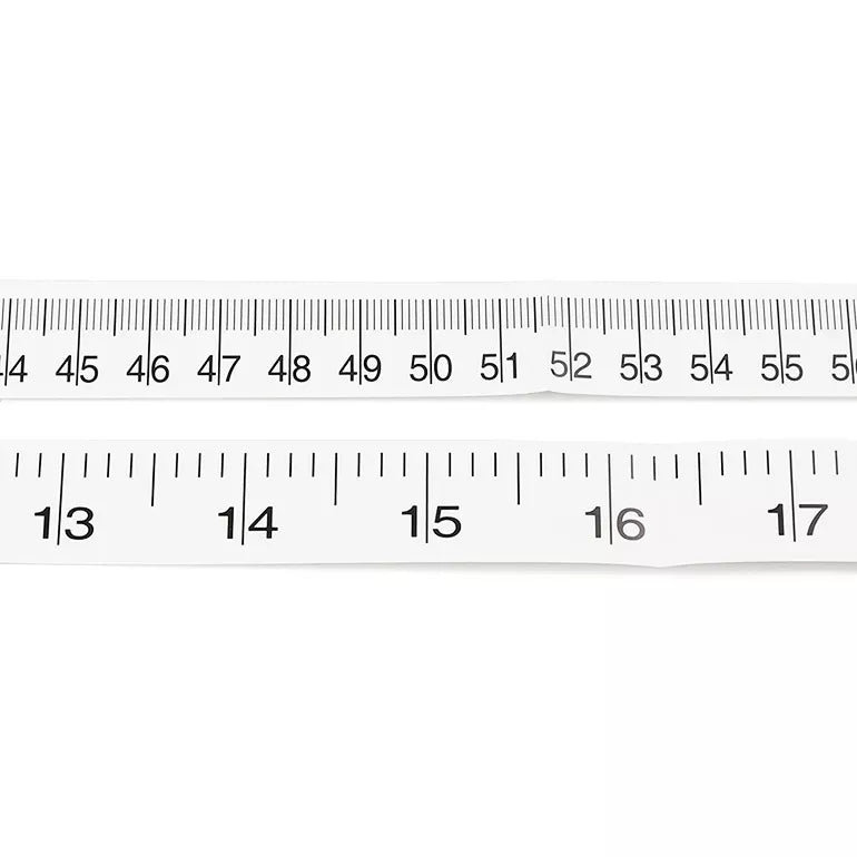 Ecofriendly synthetic custom printable meter paper tape measure 1m paper rolling ruler measuring tape for measuring babies