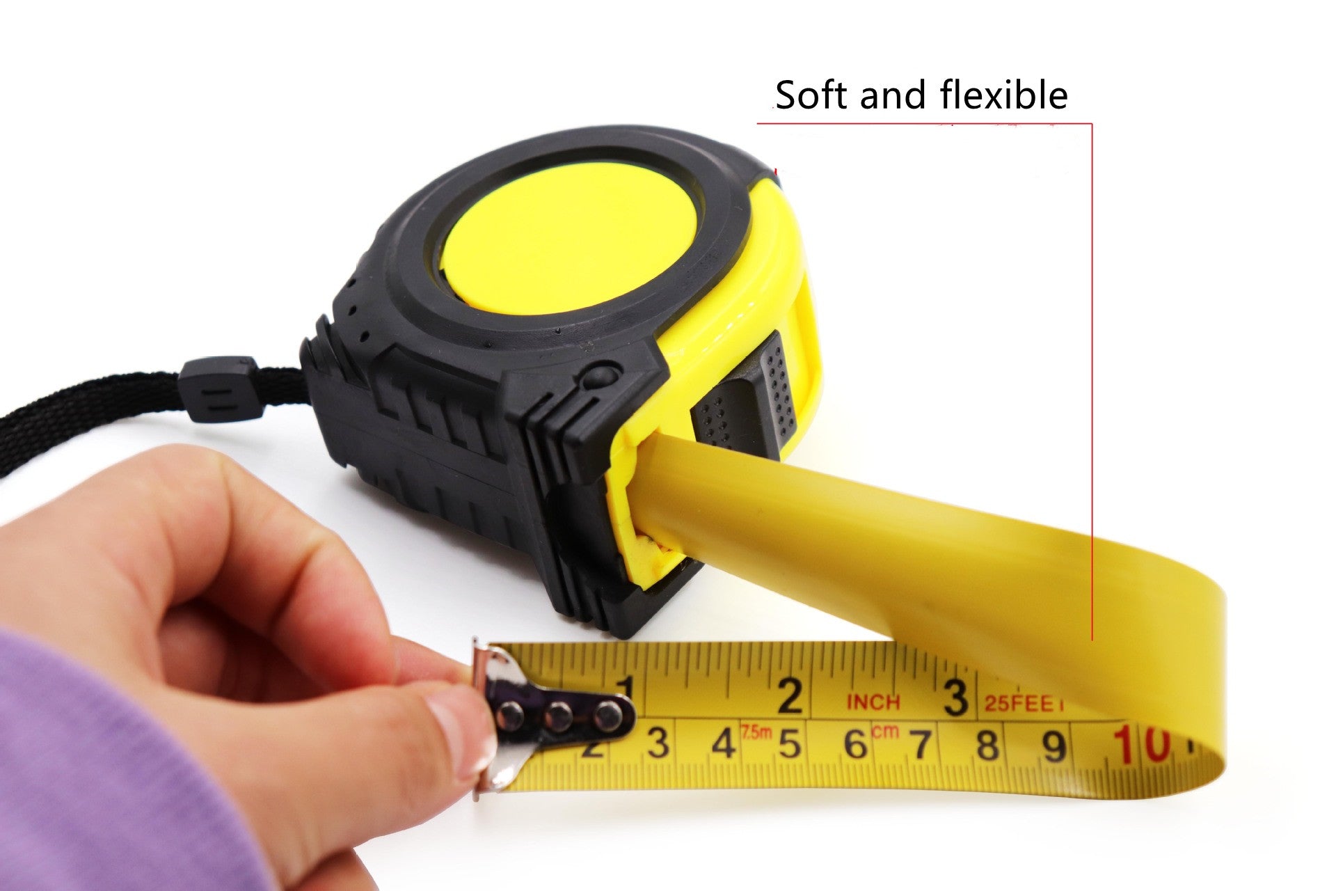 WINTAP 5M 7.5M 8M Metric Steel Tape Measure Locator Clip Sets Woodworking Construction Tool Waterproof CM Inch Measuring Tape