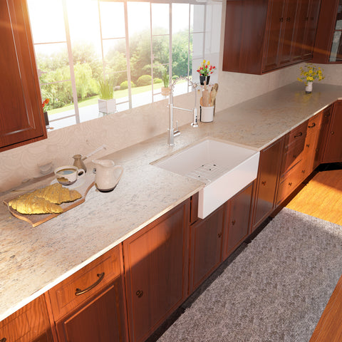 36" W x 20" D Farmhouse Kitchen Sink Kitchen Sink Ceramic