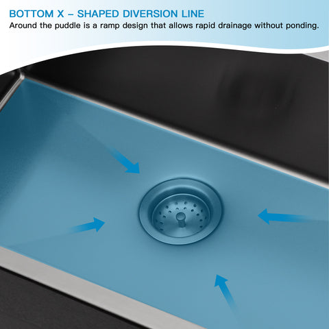 Stainless Steel Kitchen Sink Single Bowl Topmount