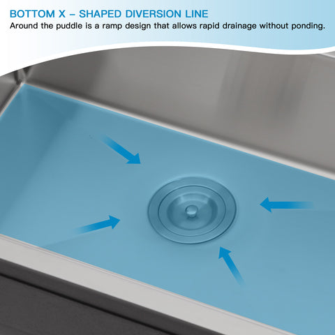 Stainless Steel Kitchen Sink Single Bowl Undermount