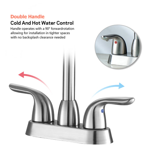 2 Handle Bathroom Sink Faucet Modern Bathroom Sink Faucet Design